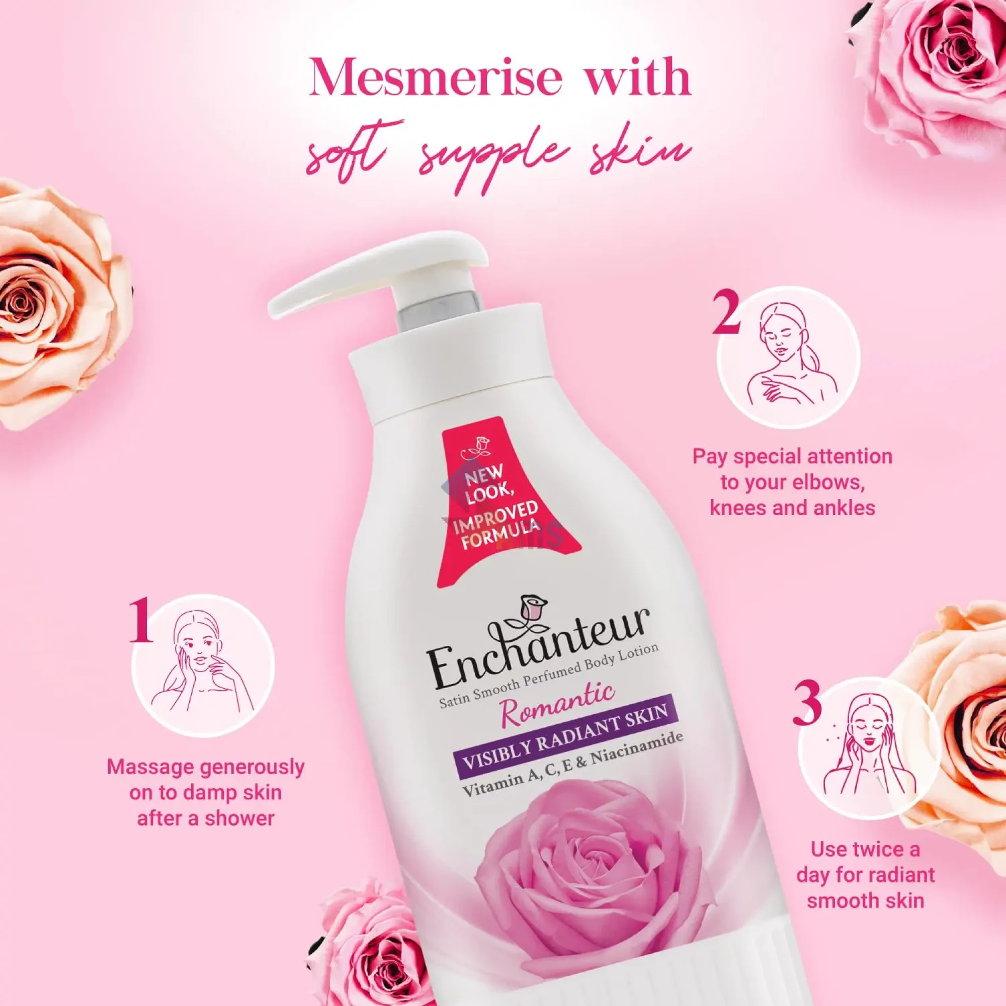 Enchanteur Romantic Body Lotion 500ml New5.webp